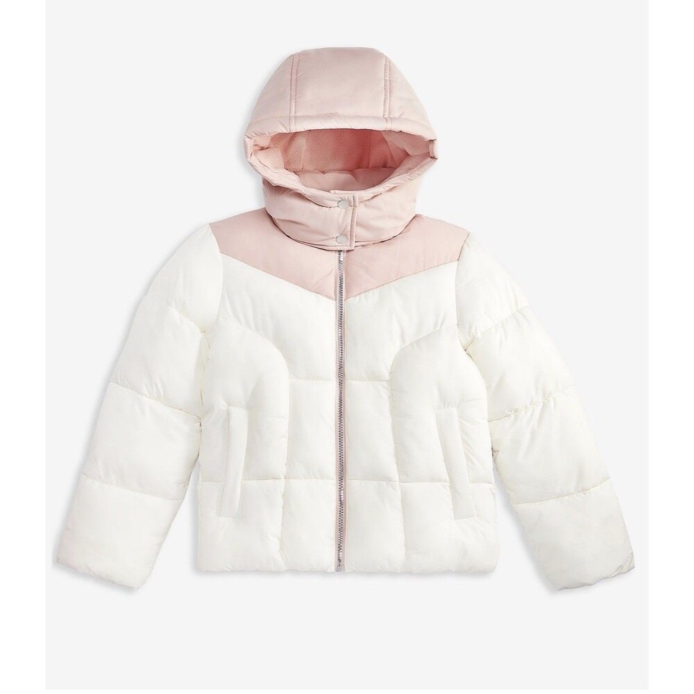 Sam Edelman Big Girls X-Large (16) Contrast Yoke Puffer Jacket